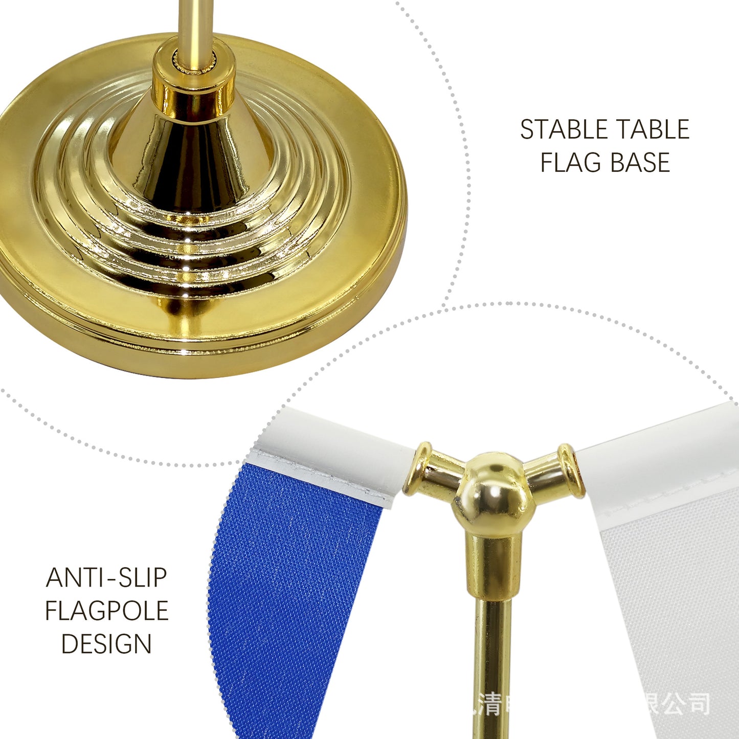 🚩 2026 World Cup Mini Desk Flag Set (Y-Stand) | Fan Office Decor 🖥️⚽