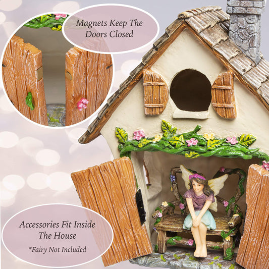 Meadow & Oak Fairy Garden House Kit