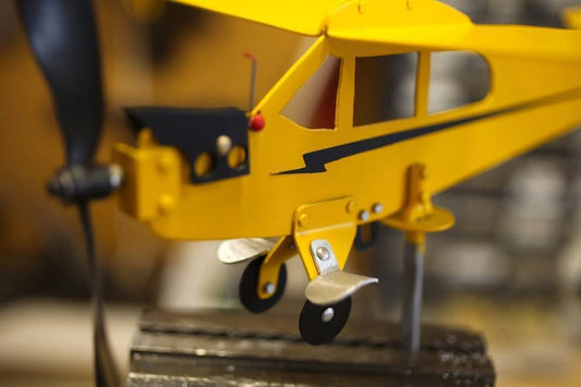 Thyggzjbs Piper J3 Cub Airplane Weathervane